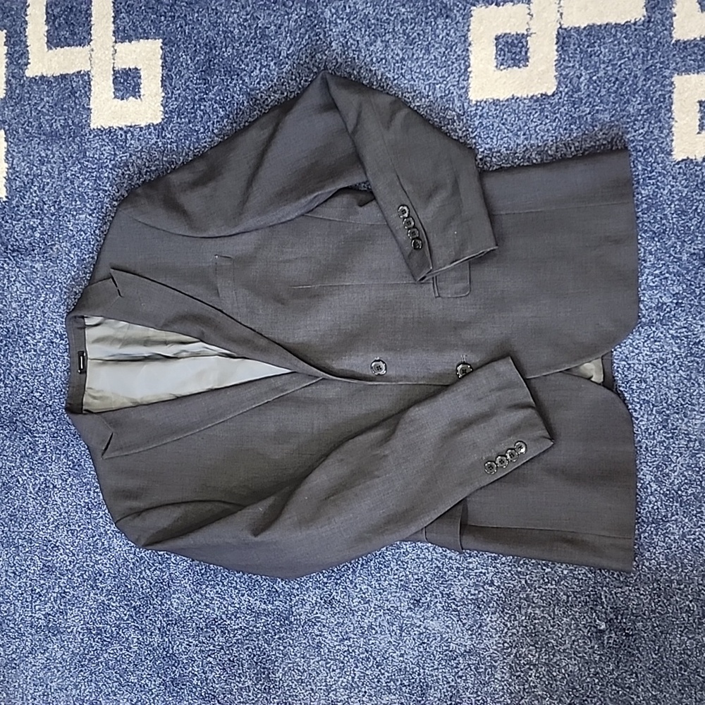 JF J. Ferrar Men's Black Suit Jacket